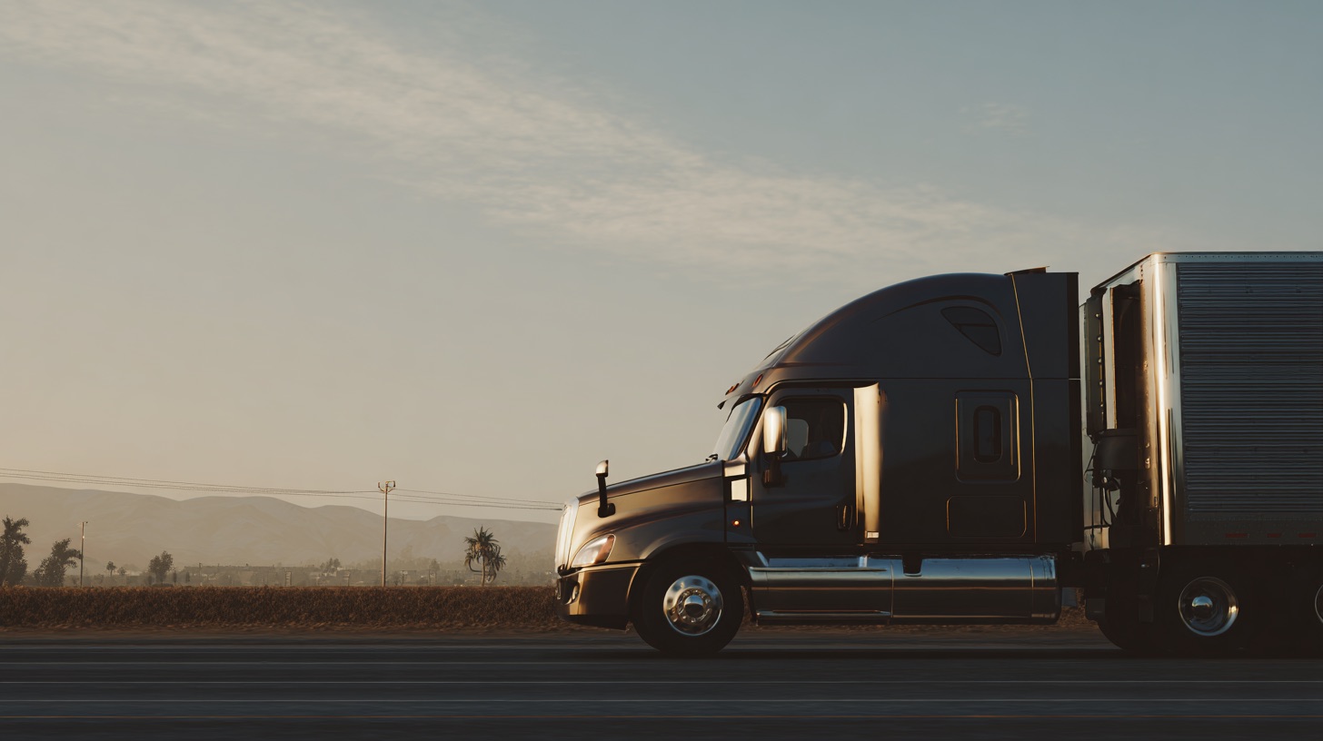 Northern Freight truck on highway
